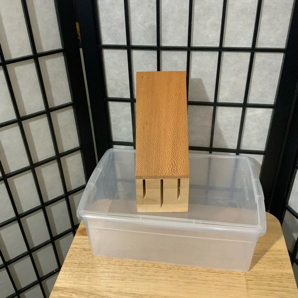 Carvel Hall Wood Knife Block 5 Slots “great Blades”